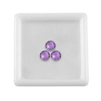 Pink Amethyst Round Shape Gemstone 1.27 Ct.