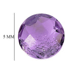 Pink Amethyst Round Shape Gemstone 1.27 Ct.