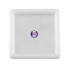 Pink Amethyst Round 6 mm Gemstone, 0.79 Ct