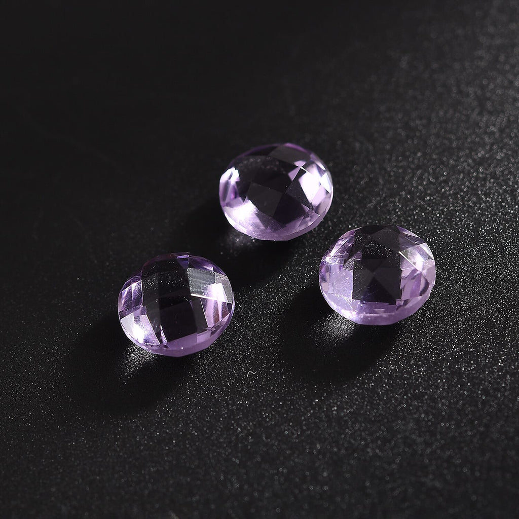 Pink Amethyst Round Shape Gemstone 2.08 Ct.