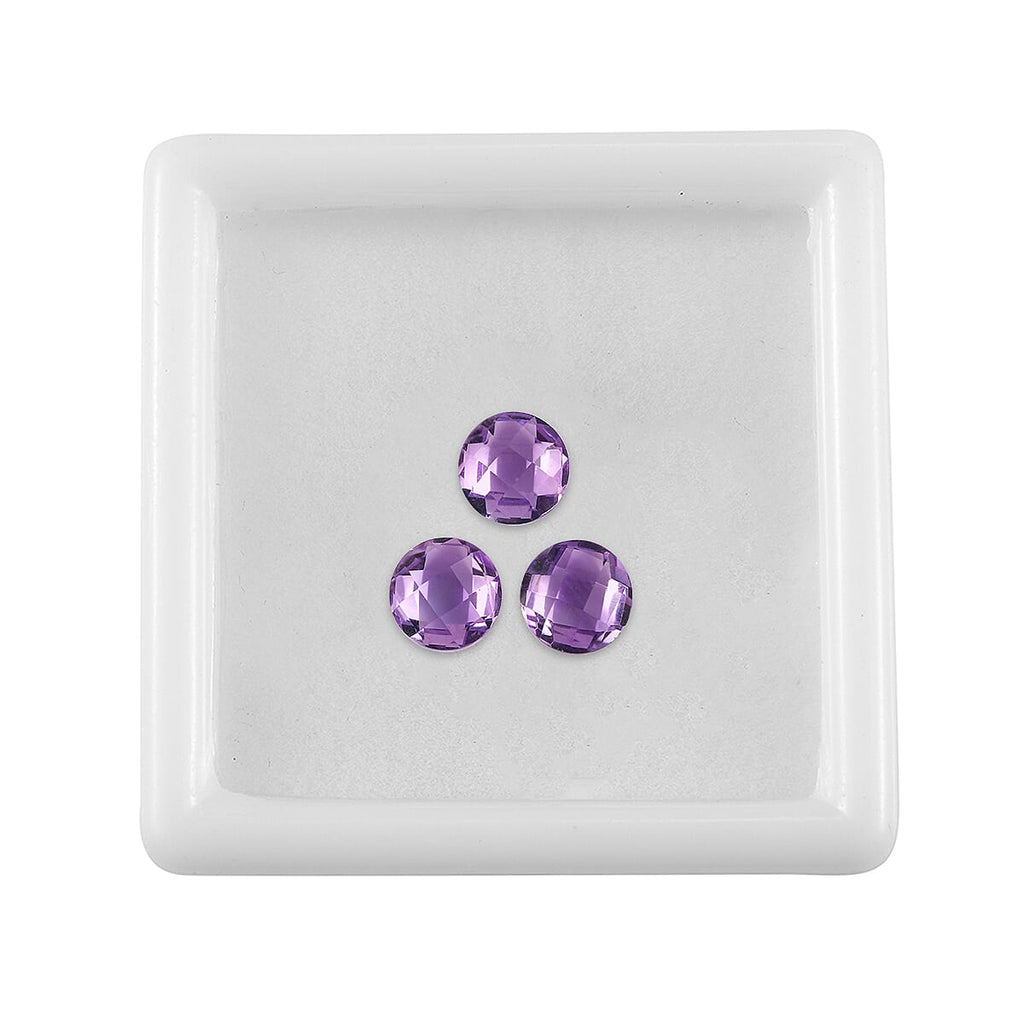 Pink Amethyst Round Shape Gemstone 2.08 Ct.