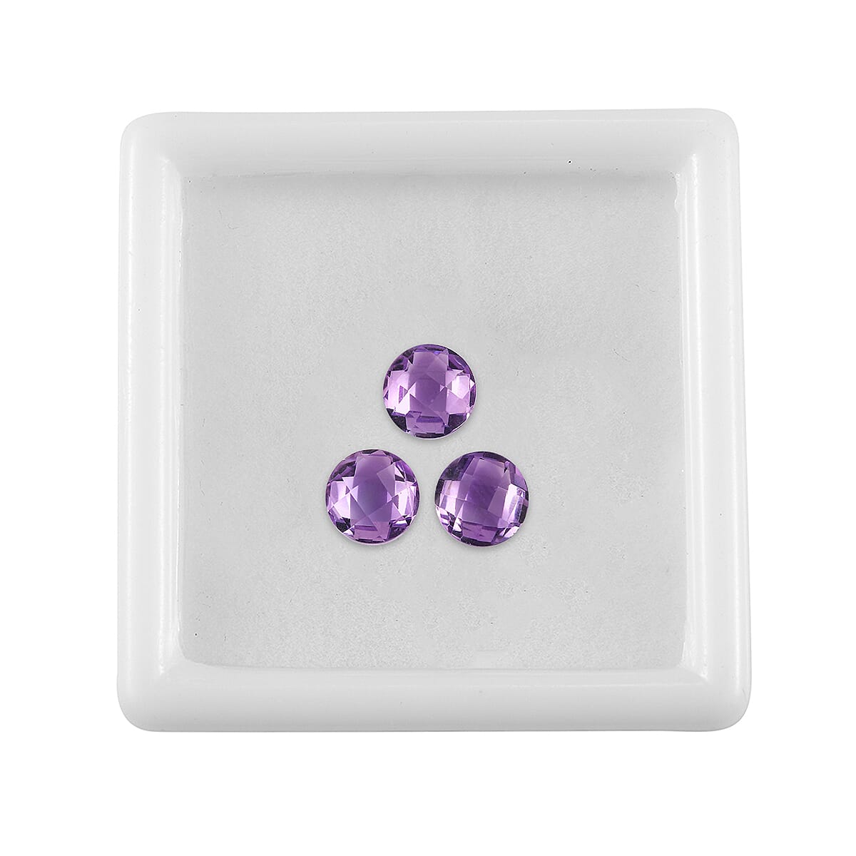 2.08 Ct. Set of 3 Pink Amethyst Loose Gemstones in Round Shape 8070581 3