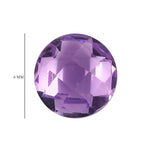 Pink Amethyst Round Shape Gemstone 2.08 Ct.