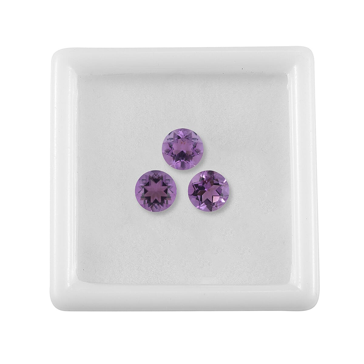 Set of 3 Pink Amethyst Loose Gemstones in Round Shape 2.11 Ct. 8070582 3