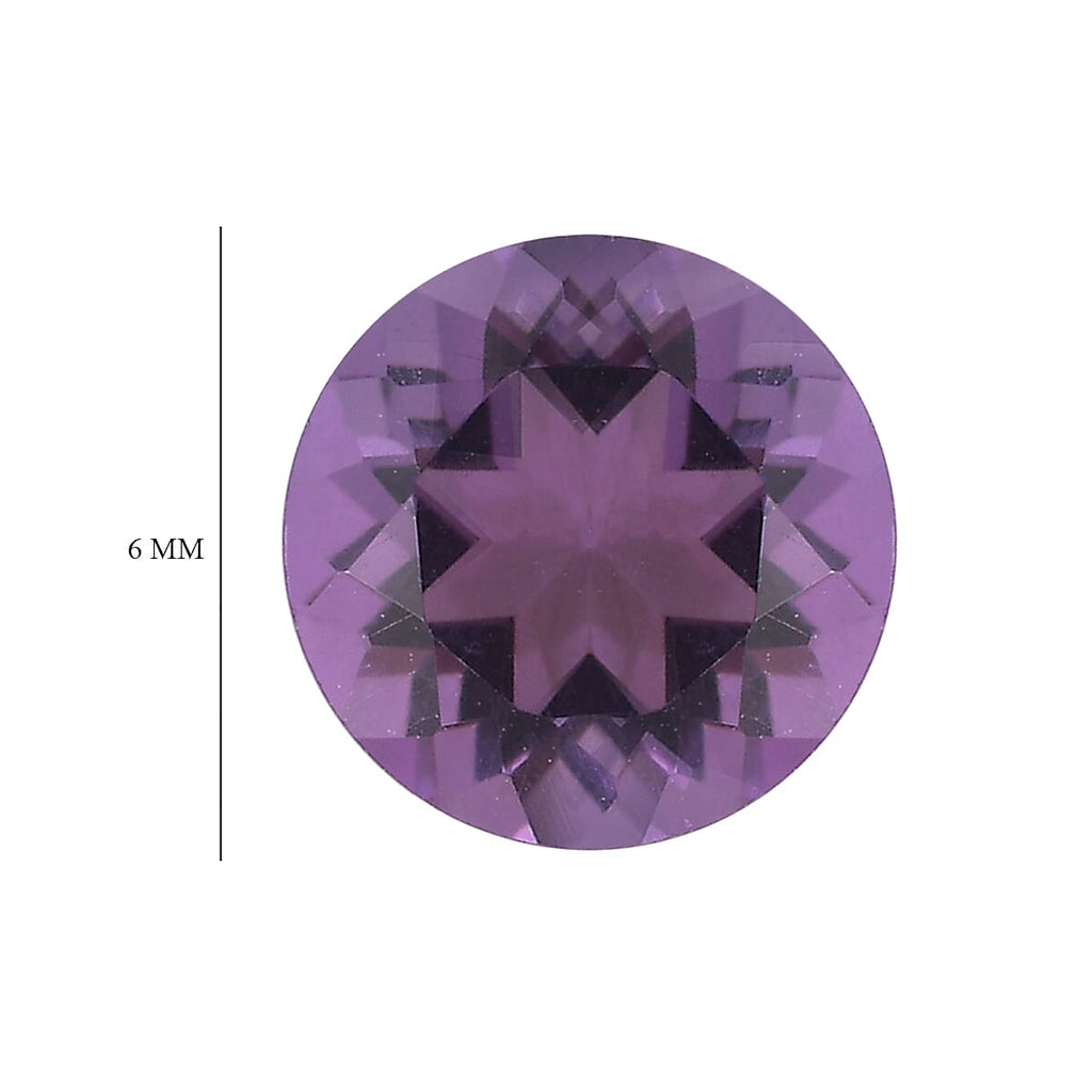Pink Amethyst Round Shape Gemstone 2.11 Ct.