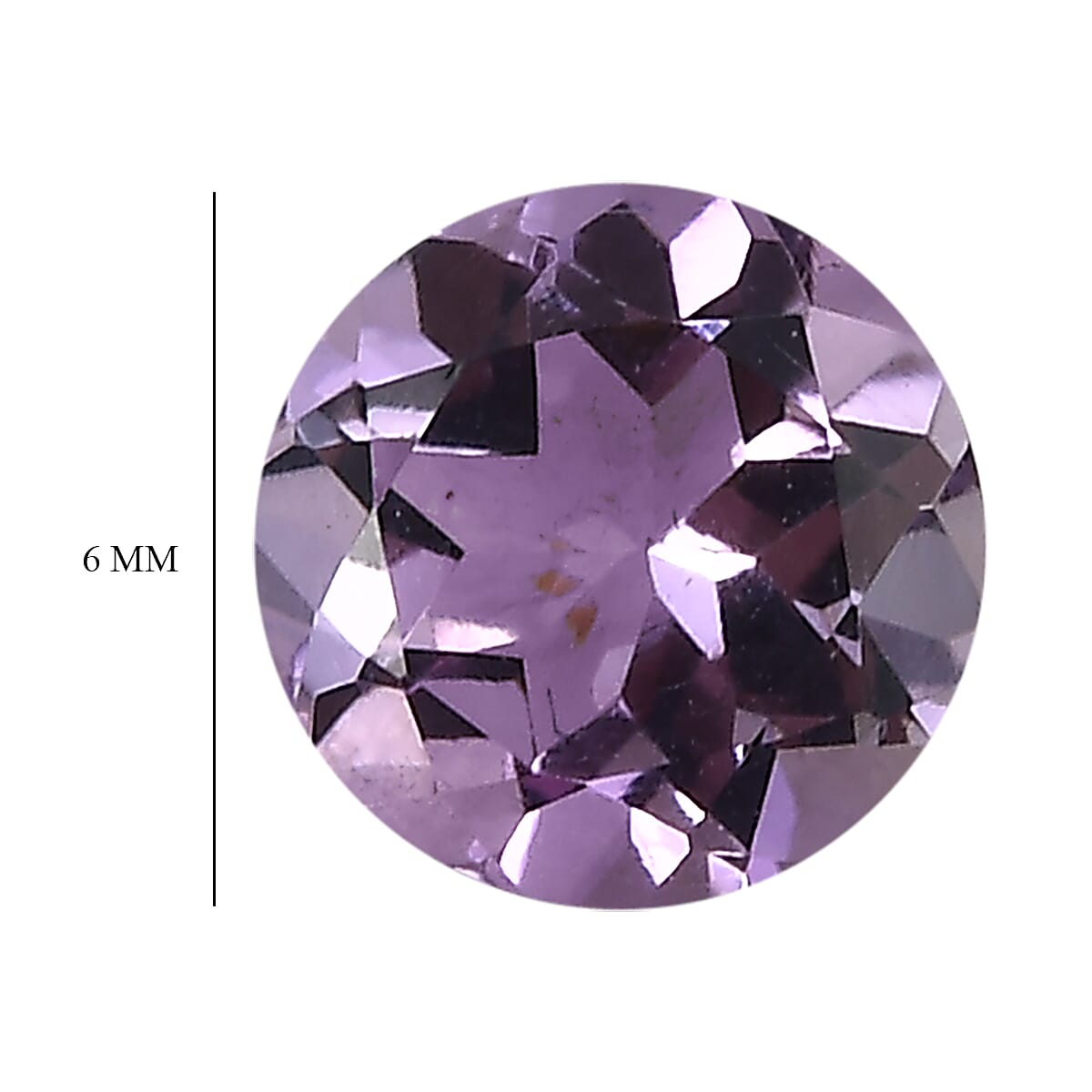 Set of 3 Pink Amethyst Loose Gemstones in Round Shape 2 Ct. 8072261 4