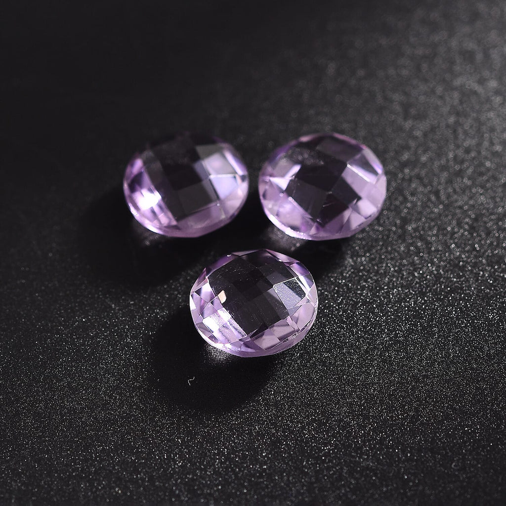 Pink Amethyst Round Shape Gemstone 3.11 Ct.