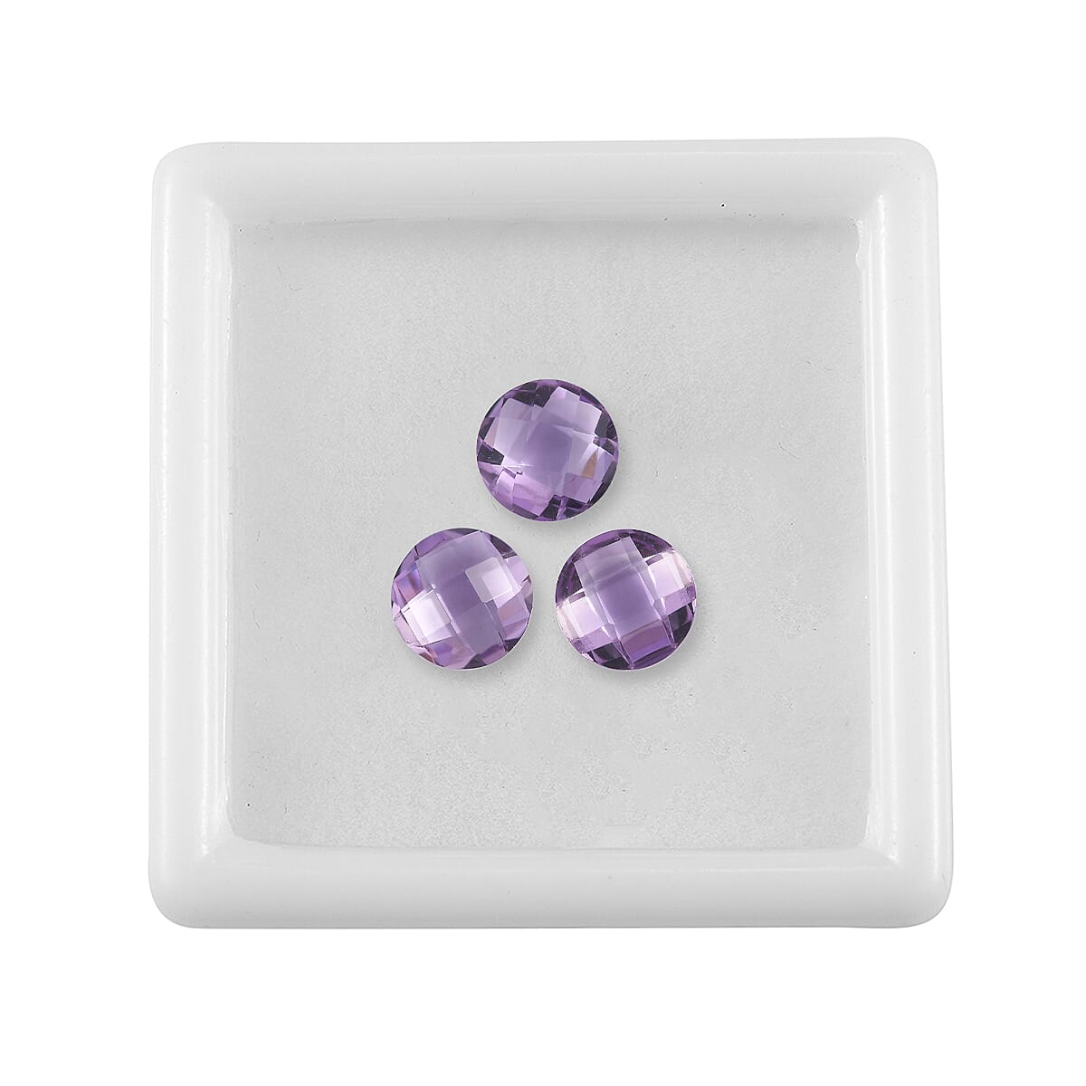 Set of 3 Pink Amethyst Loose Gemstones in Round Shape 3.11 Ct. 8070583 3