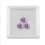 Pink Amethyst Round Shape Gemstone 3.25 Ct.