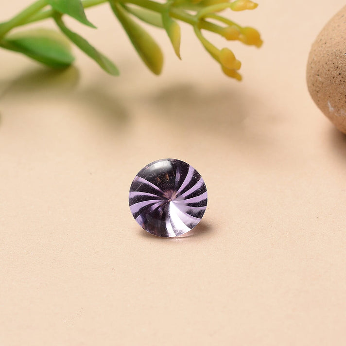 Pink Amethyst Round 9 mm Gemstone, 2.15 Ct 8511522 2