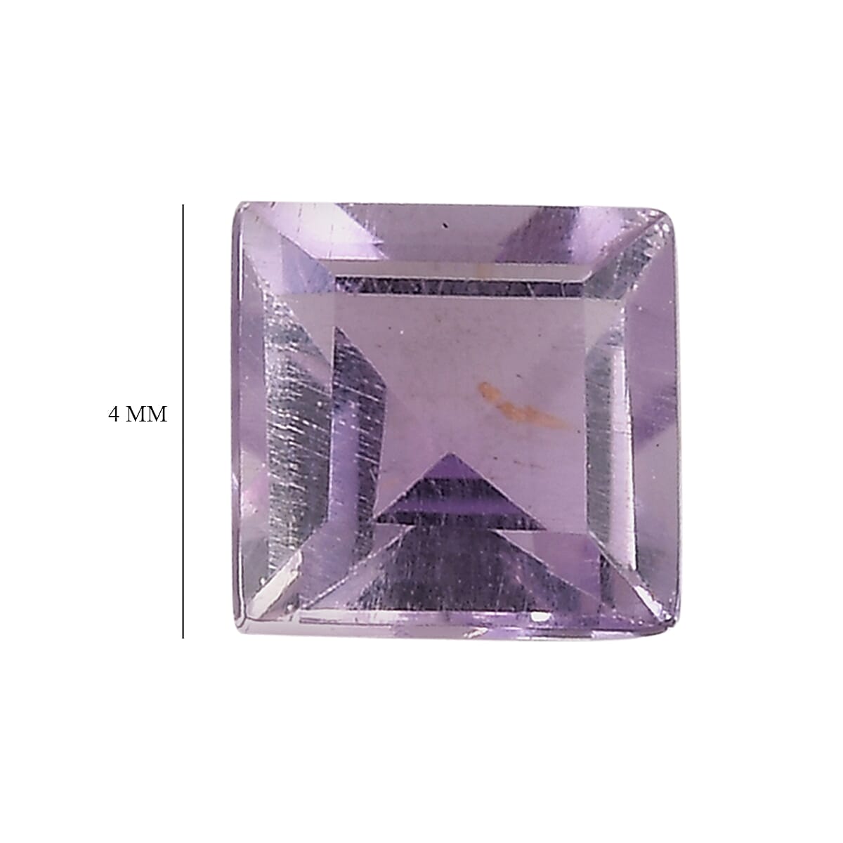 Set of 3 Pink Amethyst Loose Gemstones in Square Shape 0.83 Ct. 8070585 4