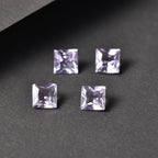 Pink Amethyst Square Shape Gemstones 3.51 Ct