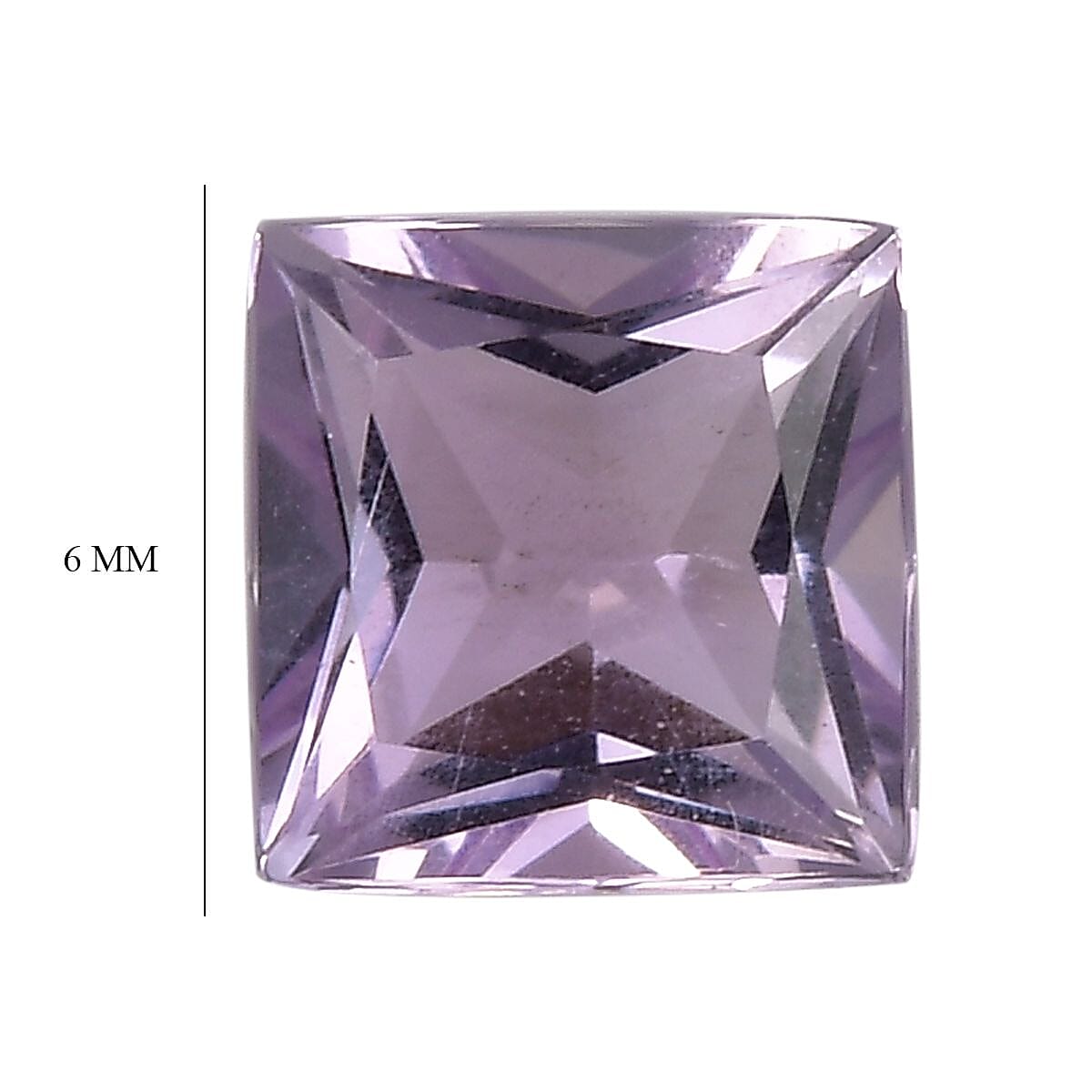 Set of 4 A Pink Amethyst Loose Gemstones in Square Shape (6mm) 3.51 ct. 8024935 4
