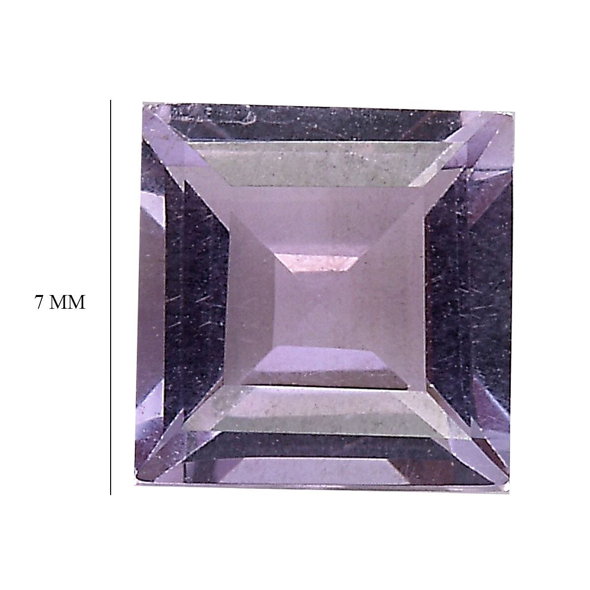 A Pink Amethyst Loose Gemstone in Square Shape (7mm) 1.34 ct. 8024936 3