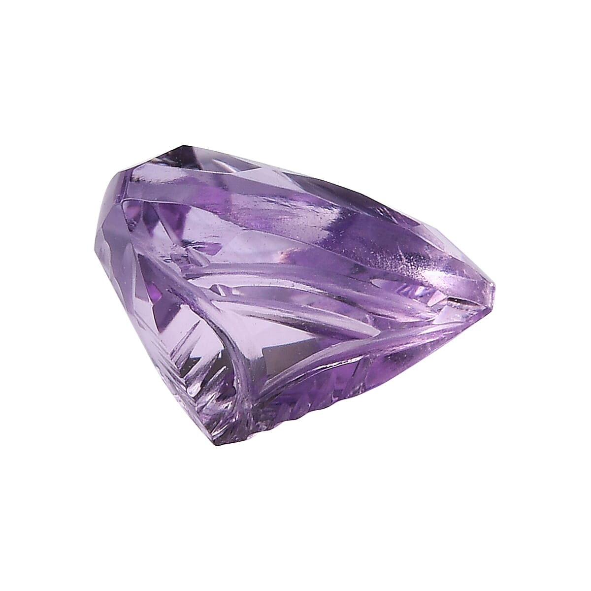 Pink Amethyst Trillion 10 mm Gemstone, 3.12 Ct 8507043 2