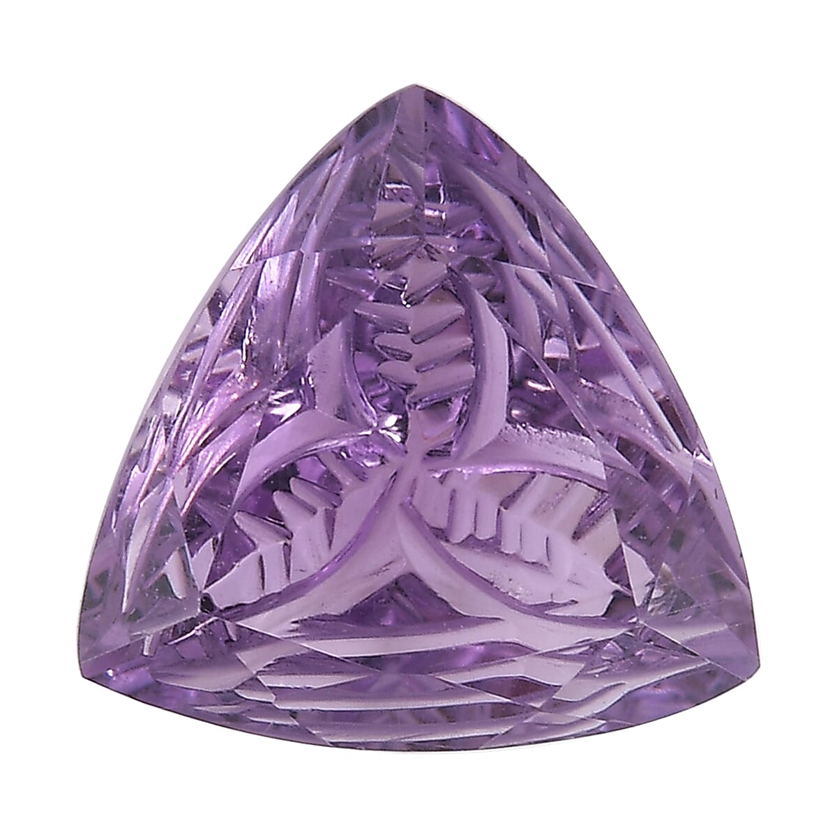 3.07 Ct. Pink Amethyst Loose Gemstone in Trillion Shape 8070587 0