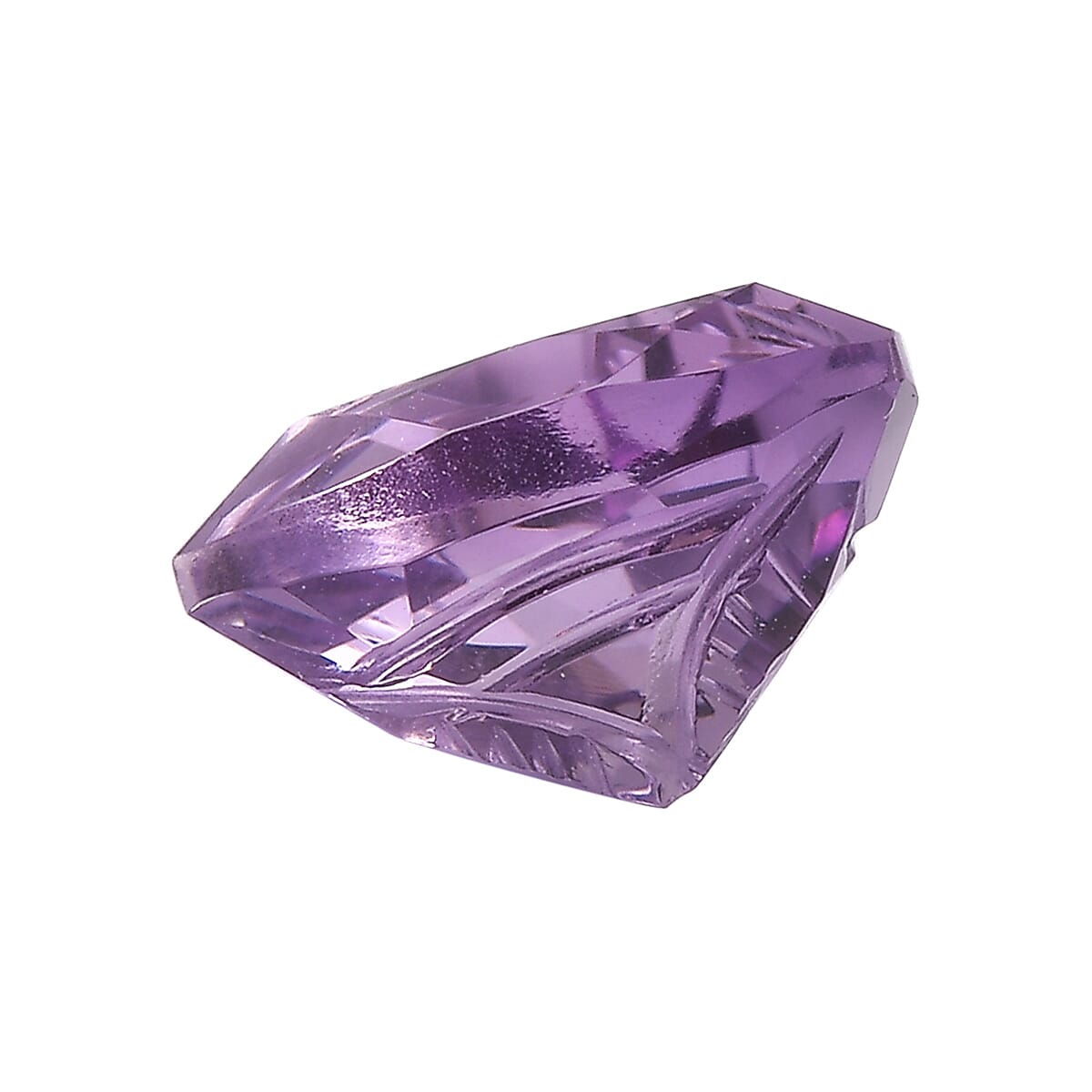3.07 Ct. Pink Amethyst Loose Gemstone in Trillion Shape 8070587 2