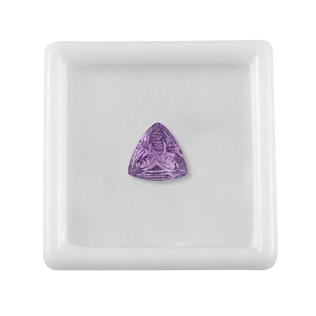 3.07 Ct. Pink Amethyst Loose Gemstone in Trillion Shape 8070587 3