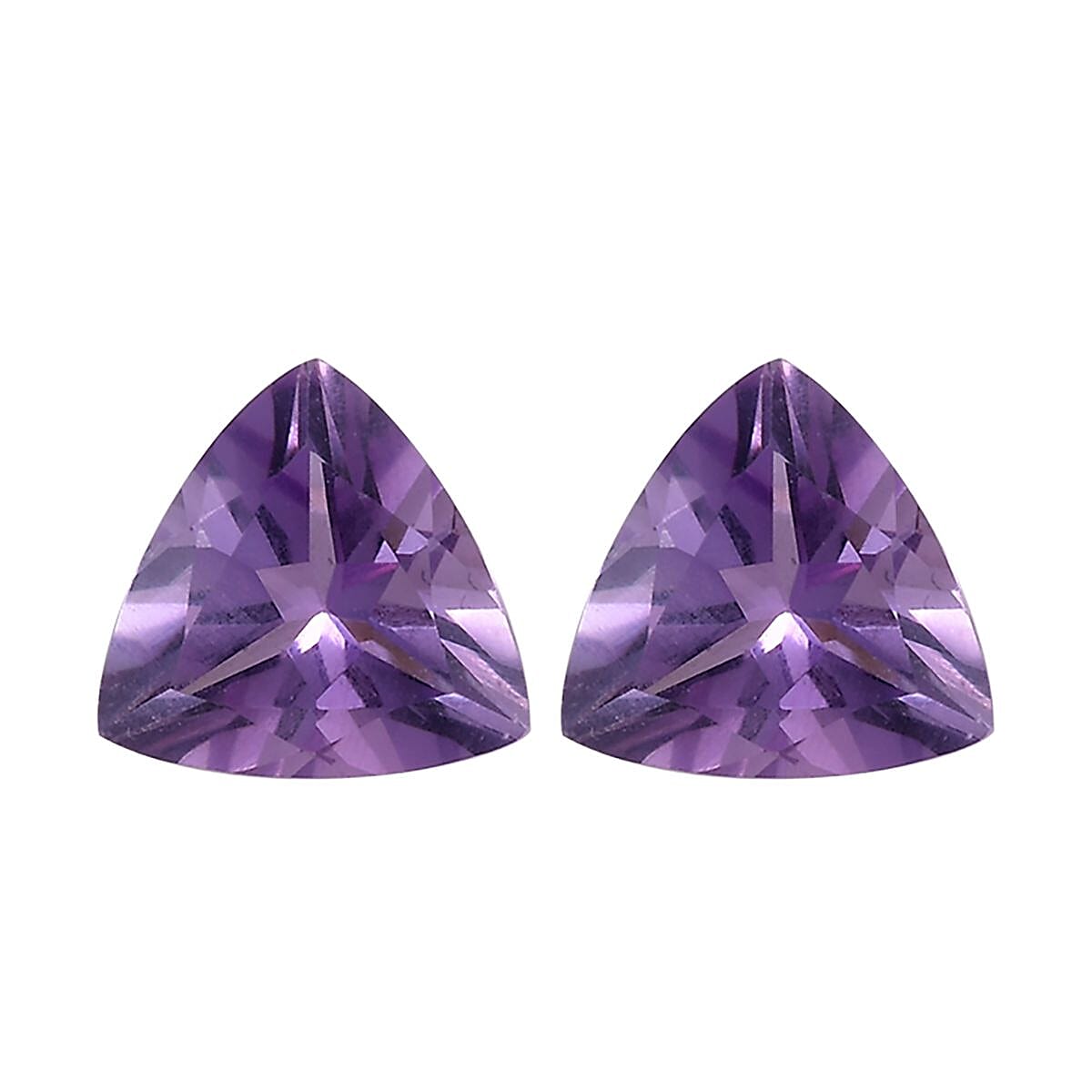 Set of 4 AA Pink Amethyst Loose Gemstones in Trillion Shape (7mm) 1.96 ct. 8024938 0