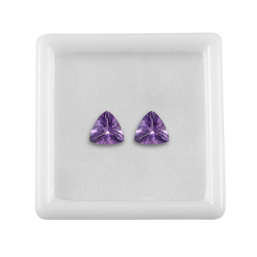 Pink Amethyst Trillion Gemstones 1.96 Ct