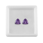 Pink Amethyst Trillion Gemstones 1.96 Ct