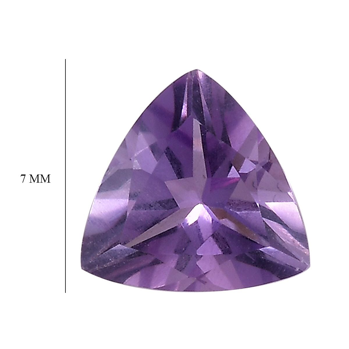 Set of 4 AA Pink Amethyst Loose Gemstones in Trillion Shape (7mm) 1.96 ct. 8024938 4