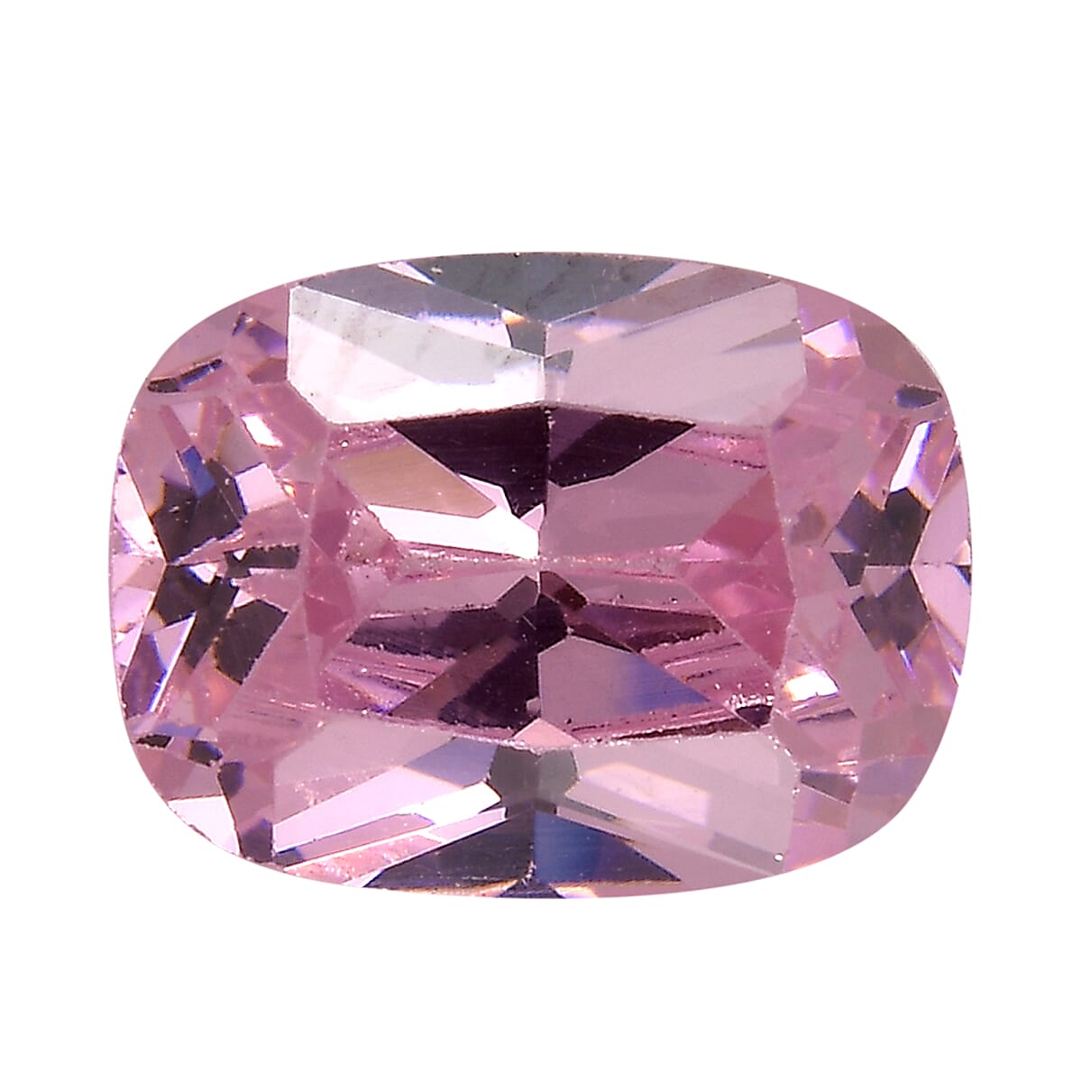 2.36 Ct. Pink Cubic Zirconia Loose Gemstone in Cushion Shape (8x6 mm) 8068481 0