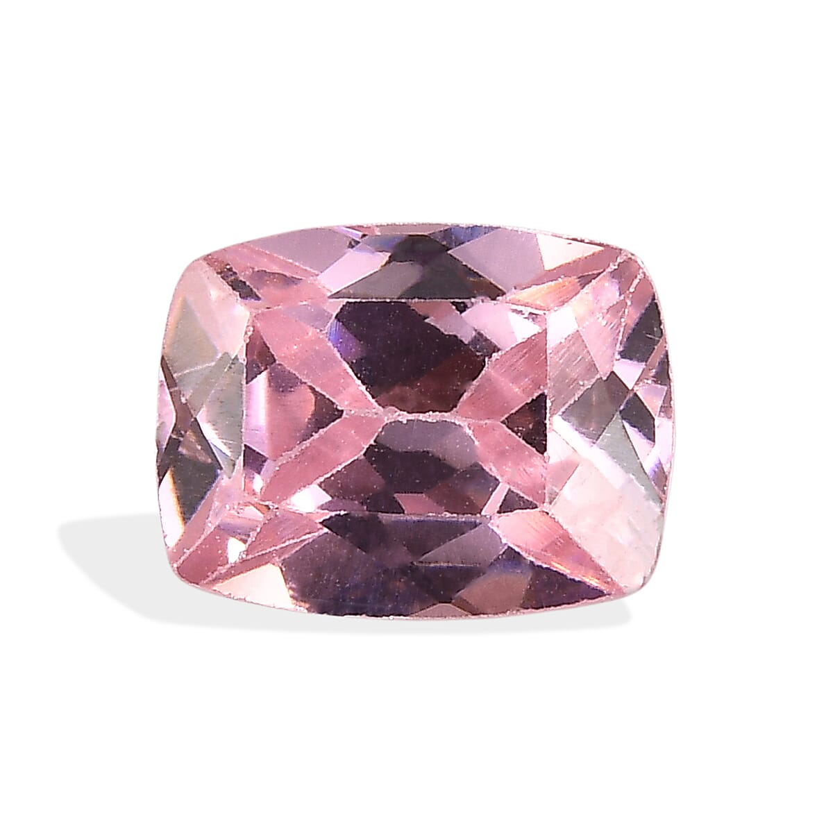 Pink Cubic Zirconia Cushion Cut 8X6 mm Gemstone, 2.28 Ct 8511527 0