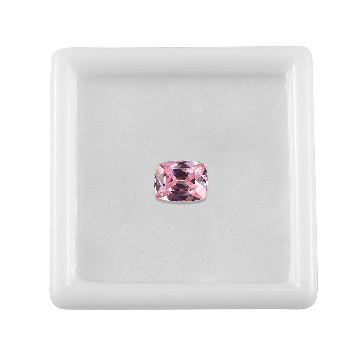 Pink Cubic Zirconia Cushion Cut 8X6 mm Gemstone, 2.28 Ct 8511527 4