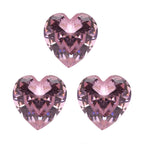 Pink Cubic Zirconia Heart Shape Gemstone 2.34 Ct. - 5 mm