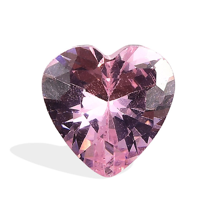 Pink Cubic Zirconia Heart 6 mm Gemstone, 1.36 Ct 8511528 1