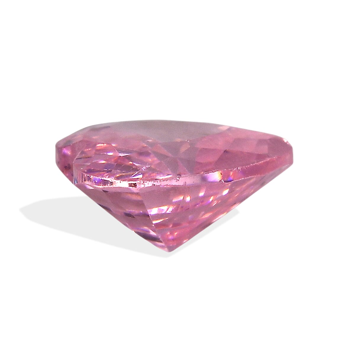 Pink Cubic Zirconia Heart 6 mm Gemstone, 1.36 Ct V32513251 3