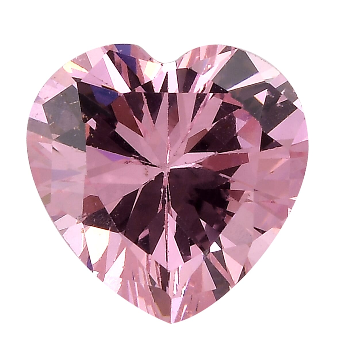 2.02 Ct. Pink Cubic Zirconia Loose Gemstone in Heart Shape (7 mm) 8068487 0