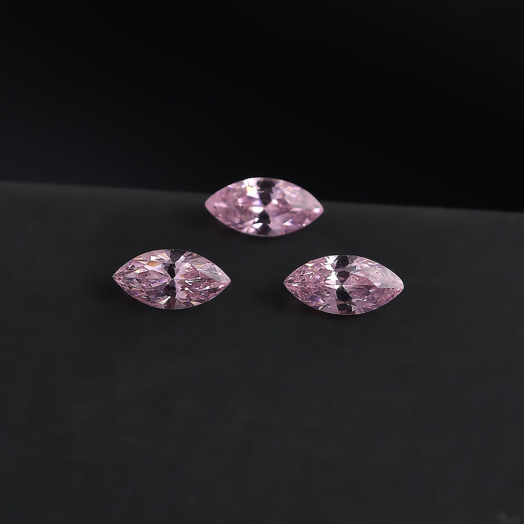 Pink Cubic ZirconiaMarquee Gemstone 0.67 Ct. - 5x2.5 mm