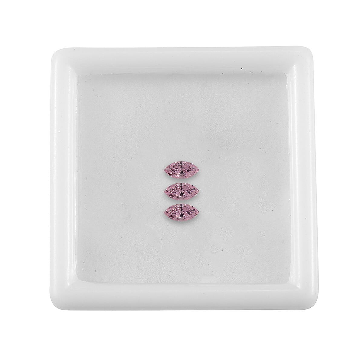 Set of 3 Pink Cubic Zirconia Loose Gemstones in Marquee Shape 0.67 Ct. (5x2.5 mm) 8068488 3