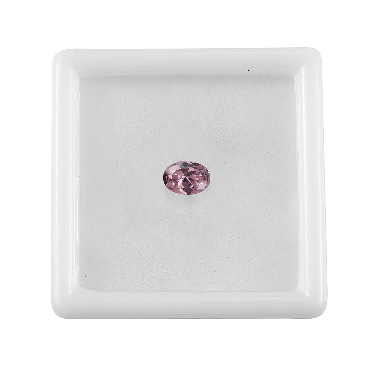 Pink Cubic Zirconia Oval Cut Cut 7X5 mm Gemstone, 1.15 Ct 8511544 4