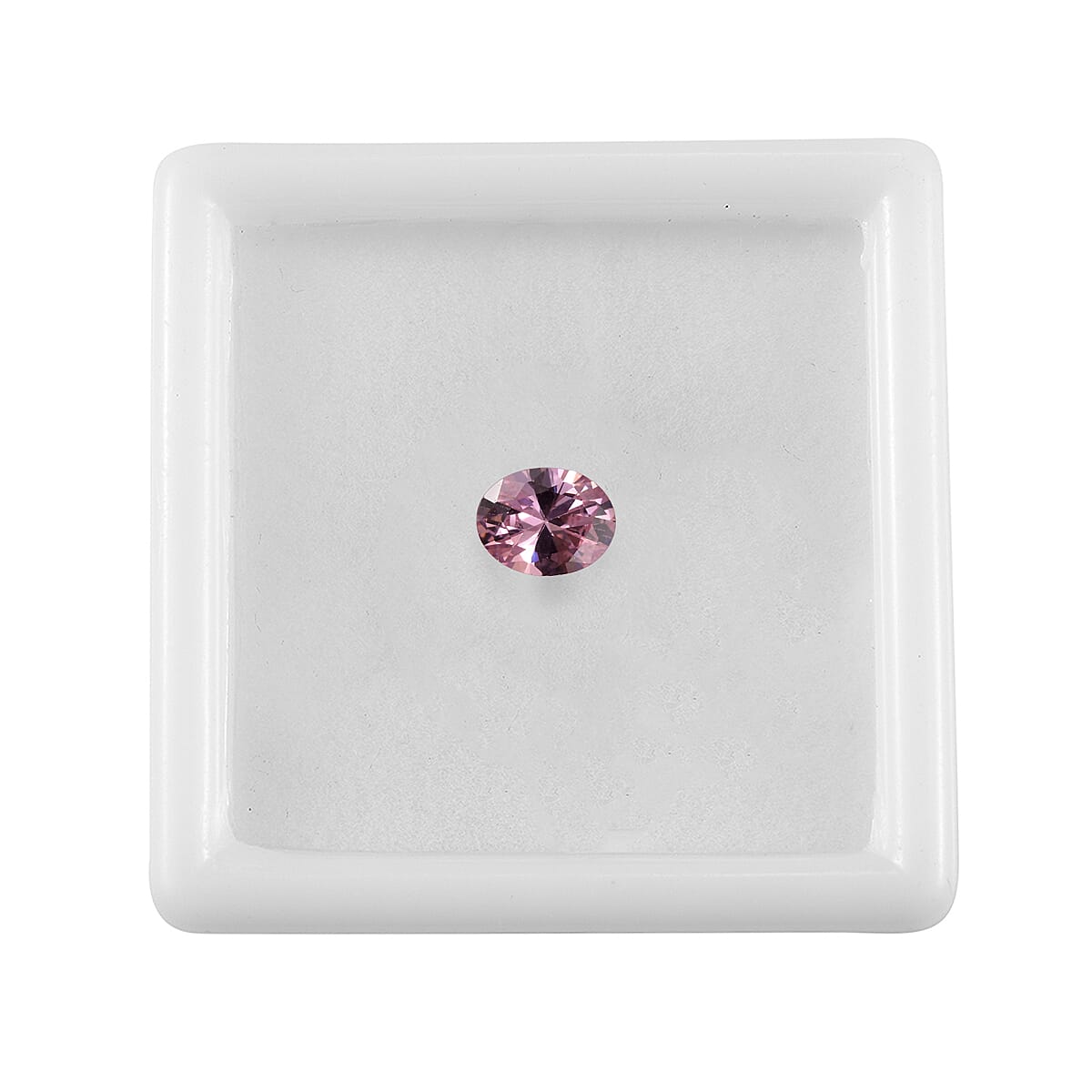 Pink Cubic Zirconia Oval Cut Cut 9X7 mm Gemstone, 2.60 Ct 8511545 4
