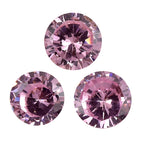 Pink Cubic Zirconia Round Shape Gemstone 1.21 Ct. - 4 mm