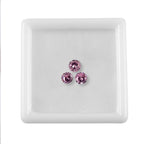 Pink Cubic Zirconia Round Shape Gemstone 1.21 Ct. - 4 mm