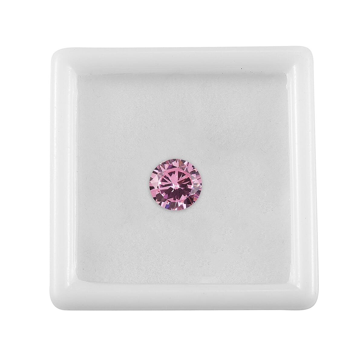 Pink Cubic Zirconia Loose Gemstone in Round Shape 3.41 Ct. (8 mm) 8068496 3