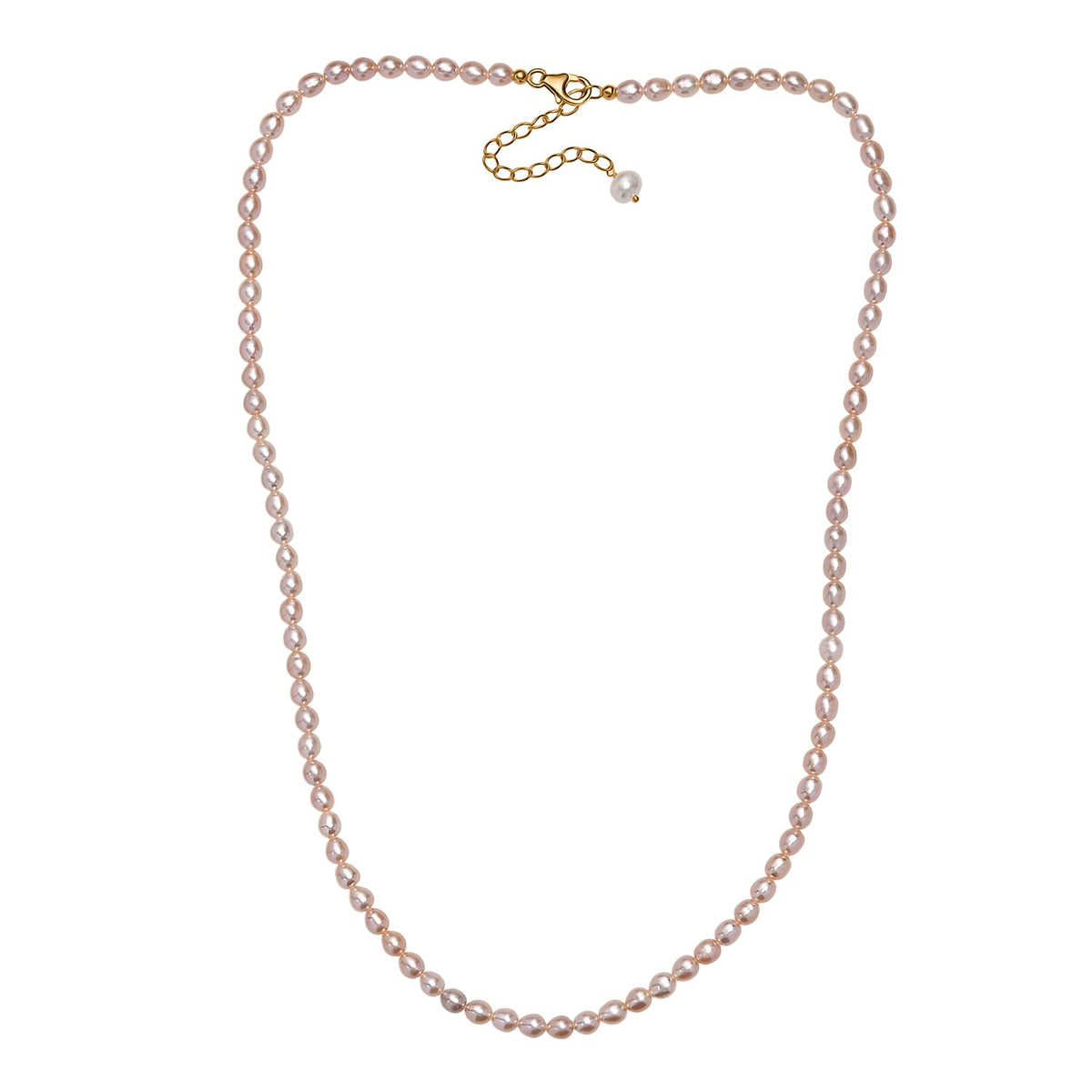 Premium Fresh Water Pearl Necklace (Size - 20-2 Ext) in 18K Vermeil Yellow Gold Plated Sterling Silver 8125520 7