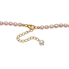 Premium Fresh Water Pearl Necklace (Size - 20-2 Ext) in 18K Vermeil Yellow Gold Plated Sterling Silver