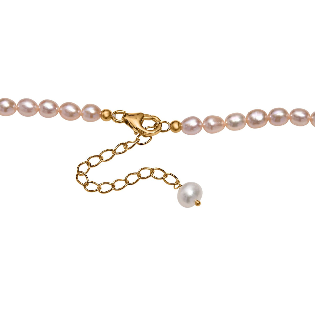 Premium Fresh Water Pearl Necklace (Size - 20-2 Ext) in 18K Vermeil Yellow Gold Plated Sterling Silver 8125520 9