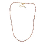 Premium Fresh Water Pearl Necklace (Size - 20-2 Ext) in 18K Vermeil Yellow Gold Plated Sterling Silver