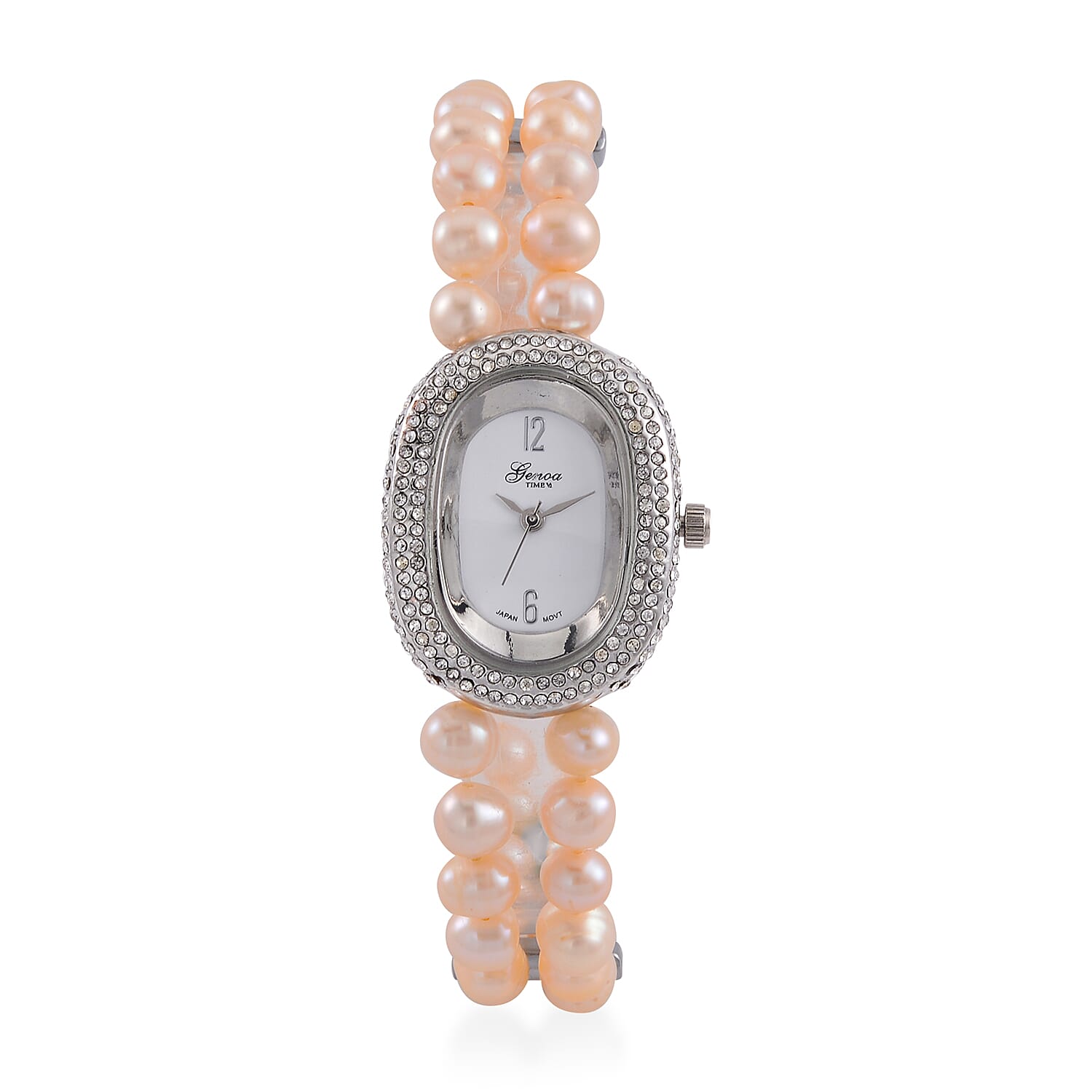 GENOA TIME V2 Miyota 2035 Japan Movt Pink Freshwater Pearl Strap 7715053 0