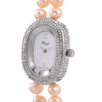 GENOA TIME V2 Miyota 2035 Japan Movt Pink Freshwater Pearl Strap