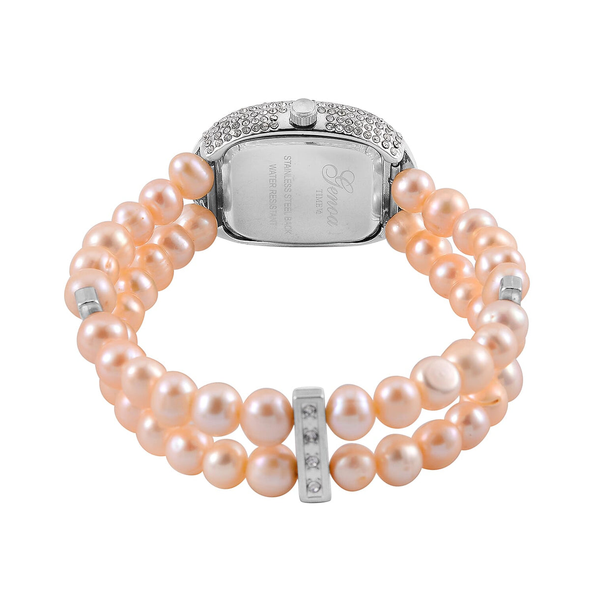 GENOA TIME V2 Miyota 2035 Japan Movt Pink Freshwater Pearl Strap 7715053 7