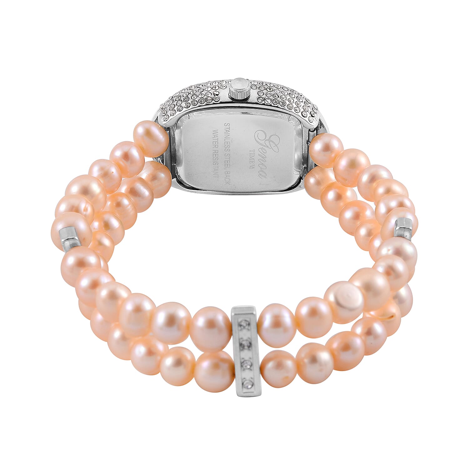 GENOA TIME V2 Miyota 2035 Japan Movt Pink Freshwater Pearl Strap 7715053 7