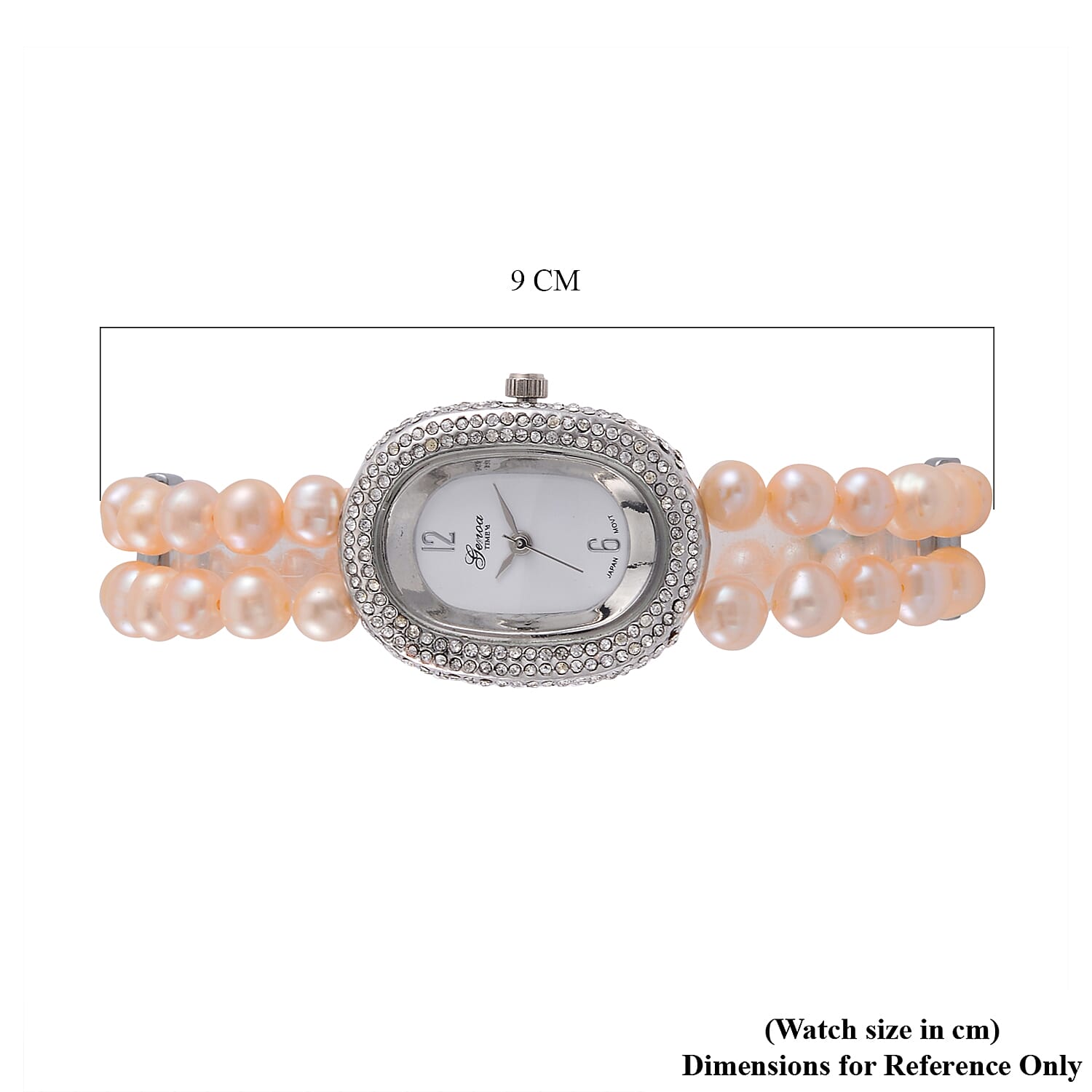 GENOA TIME V2 Miyota 2035 Japan Movt Pink Freshwater Pearl Strap 7715053 8