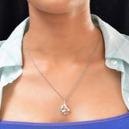 Pink Freshwater Pearl Tree of Life Pendant in Sterling Silver